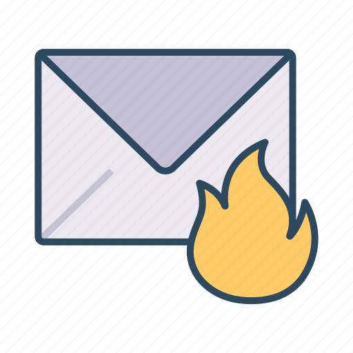 Mail, hot mail, hot, email, letter, envelope icon - Download on Iconfinder