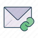 mail, mail link, link, email, letter, envelope