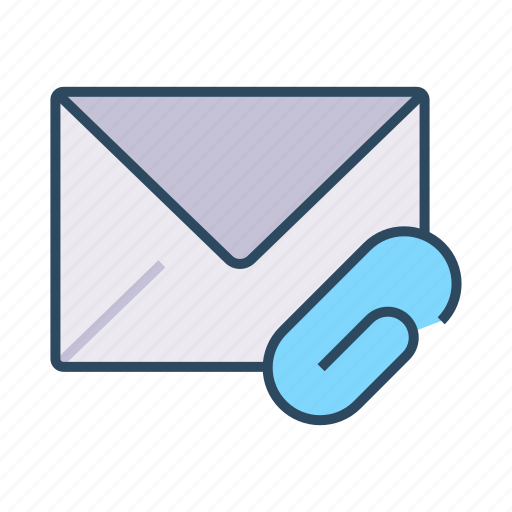 Mail, attach mail, attach, email, letter, envelope icon - Download on Iconfinder
