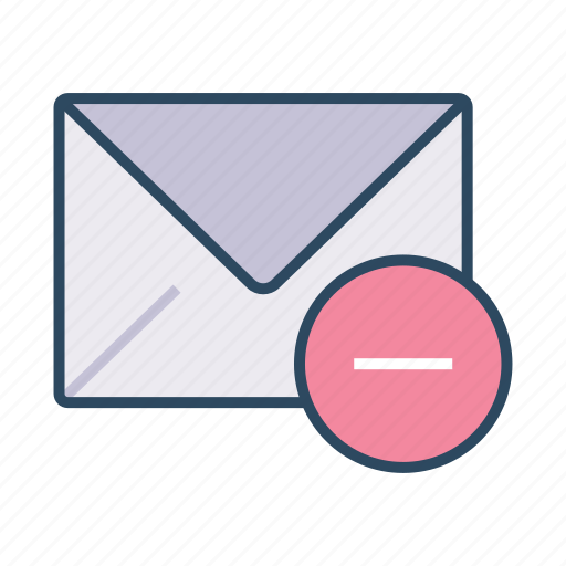 Mail, remove mail, remove, email, letter, envelope icon - Download on Iconfinder