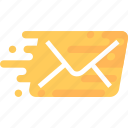 mail, message, post, send