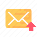 mail, message, sent, letter