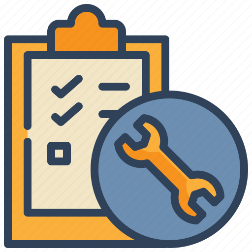 Check, list, maintenance, wrench icon - Download on Iconfinder
