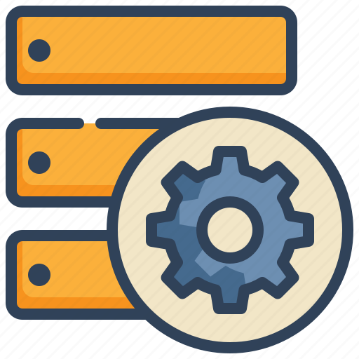 Server, cog, wheel, maintenance, database icon - Download on Iconfinder