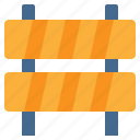 road, barrier, sign, maintenancce, stop