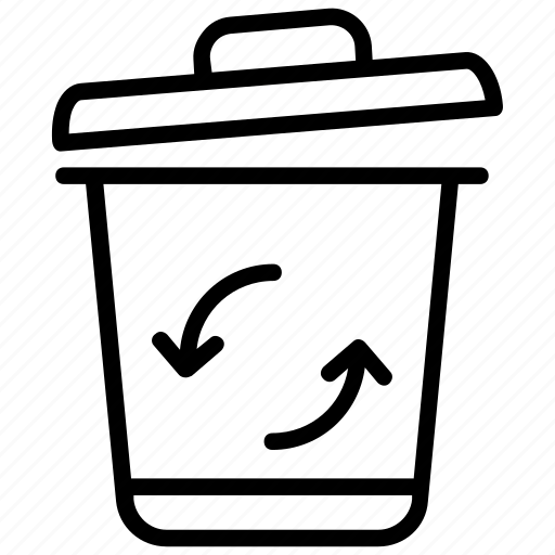 Basket, bin, dustbin, recycle bin, trash bucket icon - Download on Iconfinder