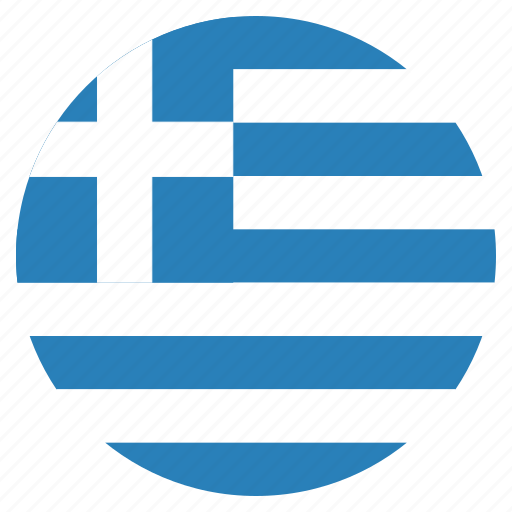 Country, flag, greece, circle icon - Download on Iconfinder