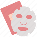 sheet, mask, face, cosmetic
