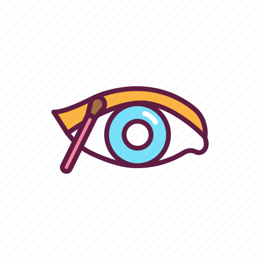 Beauty, makeup, apply, eye icon - Download on Iconfinder