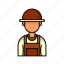 avatar, farmer, male, profile 