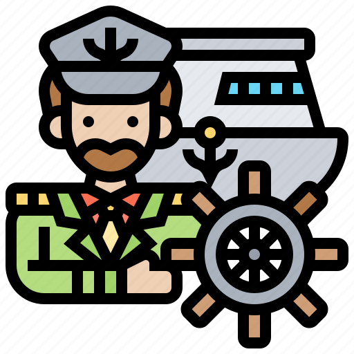 Captain, cruise, nautical, navigator, ship icon - Download on Iconfinder