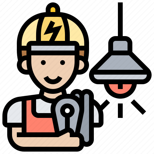 Electrician, handyman, mechanic, repair, technician icon - Download on Iconfinder