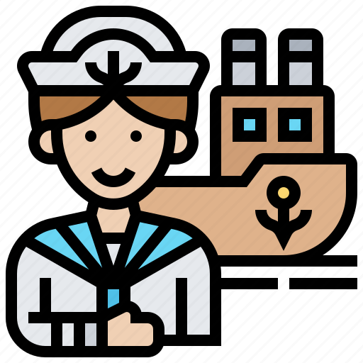 Crew, navy, sailor, ship, uniform icon - Download on Iconfinder