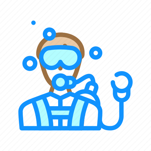 Diver, worker, male, occupation, job, miner icon - Download on Iconfinder