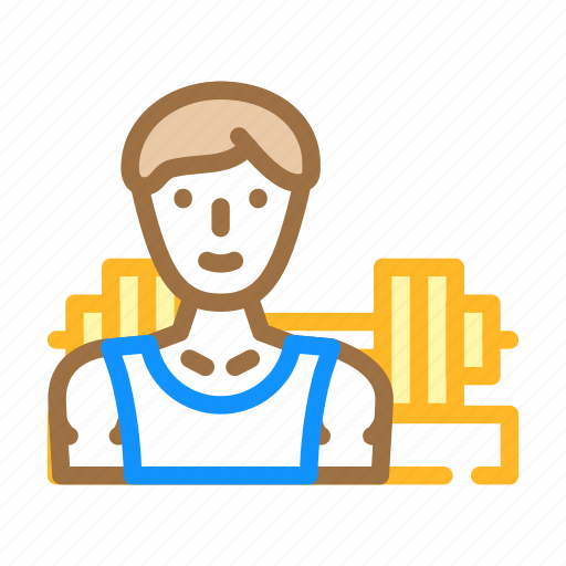Powerlifting, sport, male, activities, basketball, soccer icon - Download on Iconfinder