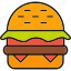 hamburger, food, restaurant, meal, burger, cheeseburger, fast, mall 