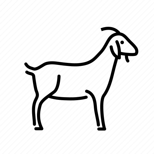 Animal, animals, farm, goat, horn, mammal icon - Download on Iconfinder