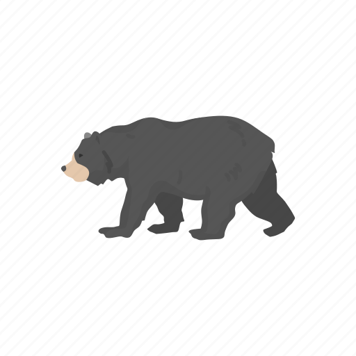 American black bear, animal, bear, black bear, mammals, wild bear icon - Download on Iconfinder