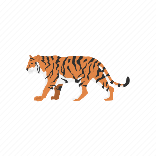 Animal, cat, feline, largest cat, mammal, panther, tiger icon - Download on Iconfinder