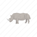 animal, mammal, megafauna, nose-horned, rhino, rhinoceros