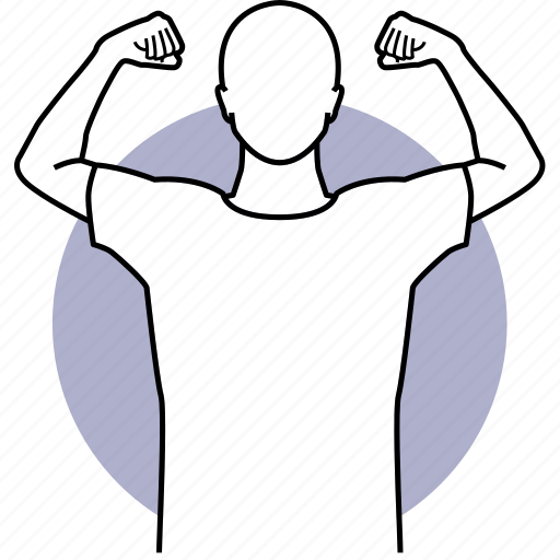Man, strong, fit, fitness, healthy, bicep, health icon - Download on Iconfinder