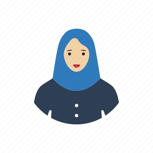 Avatar, female, girl, muslim, woman icon - Download on Iconfinder