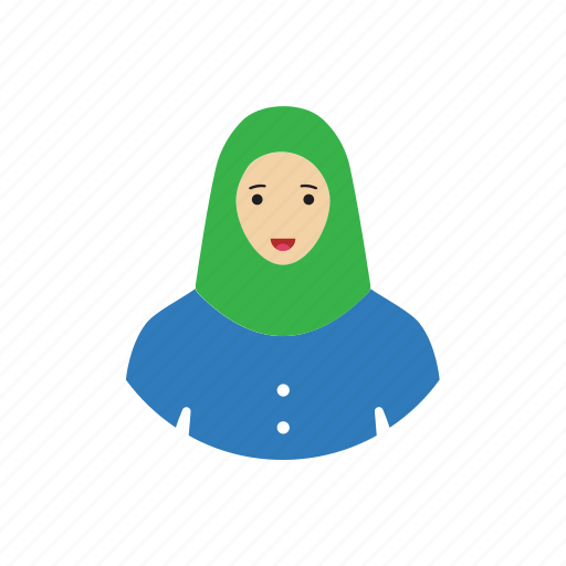 Avatar, female, girl, muslim, woman icon - Download on Iconfinder