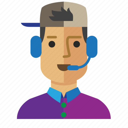 Avatar, customer, man, operator, service, staff icon - Download on Iconfinder