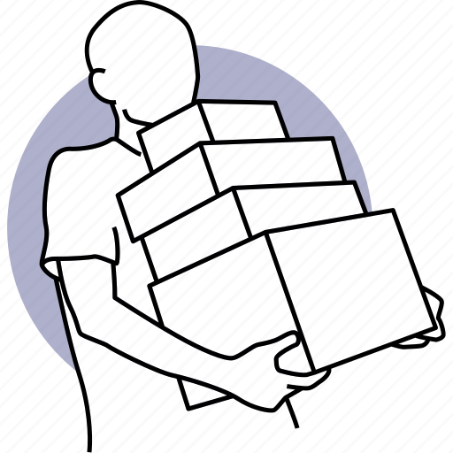Man, buy, purchase, boxes, many, shopping, shopper icon - Download on Iconfinder
