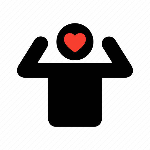 Heart, hearts, love, lovestruck, man, minimal, valentine icon - Download on Iconfinder