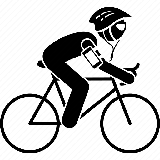 App, bicycle, biking, cycling, earphone, phone, smartphone icon - Download on Iconfinder