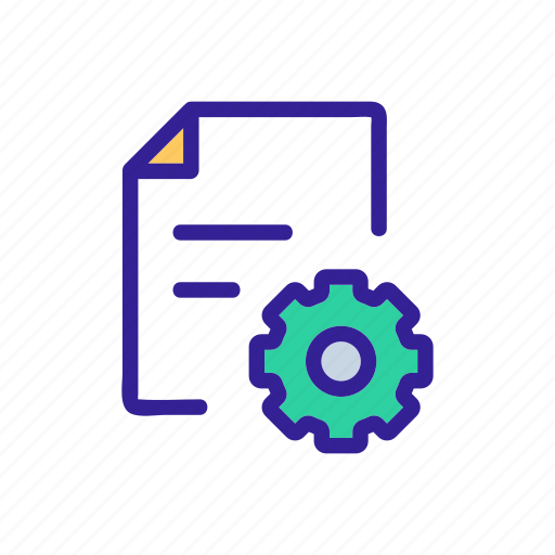 Business, concept, contour, document, linear, management icon - Download on Iconfinder