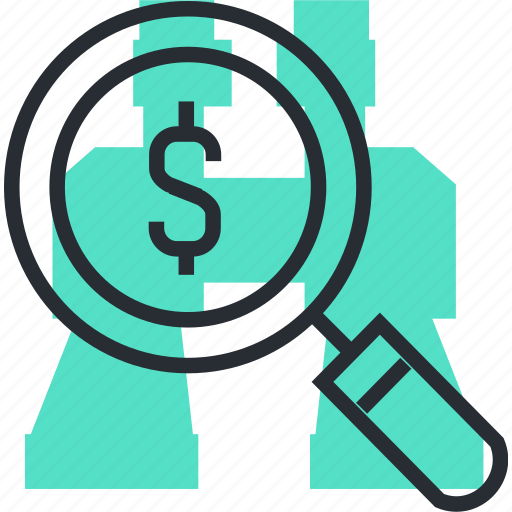 Search, money, research, market, finance, trend, currency icon - Download on Iconfinder