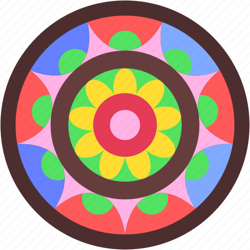 Mandala, cultures, art, and, design, floral, decoration icon - Download on Iconfinder