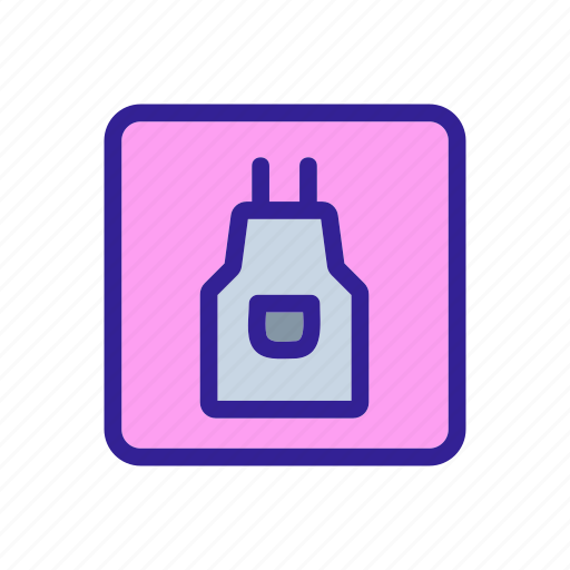 Apron, chef, clog, contour, kitchen, mandatory, uniform icon - Download on Iconfinder