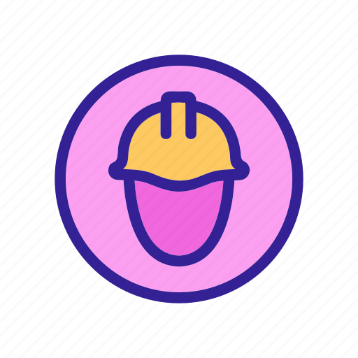 Contour, equipment, helmet, mandatory, protection, protective, uniform icon - Download on Iconfinder