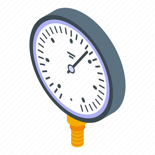 High, manometer, isometric icon - Download on Iconfinder
