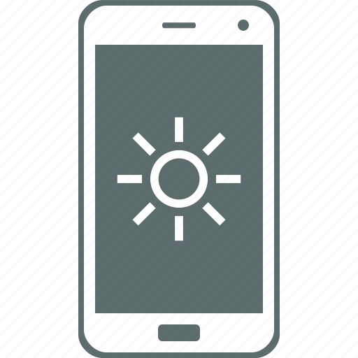 Bright, light, mobile, phone icon - Download on Iconfinder