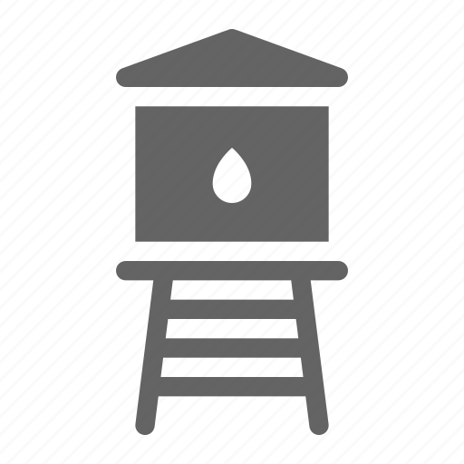 Reservoir, tank, tower, water icon - Download on Iconfinder