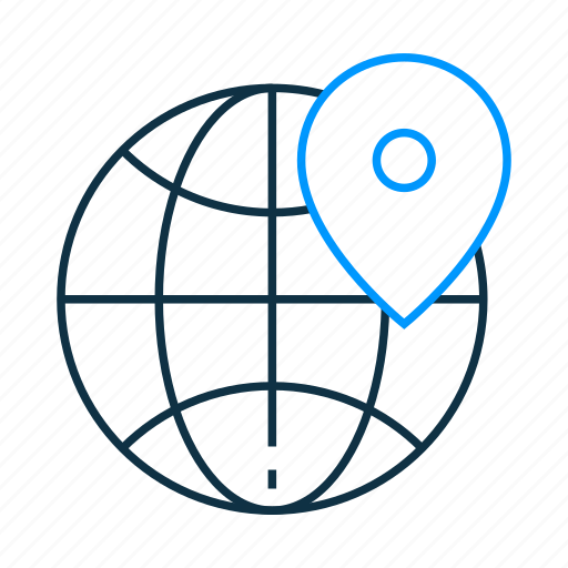 Globe, location, map icon - Download on Iconfinder