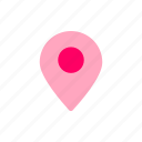 circle, location, map, map pin, pin 