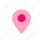 circle, location, map, map pin, pin 