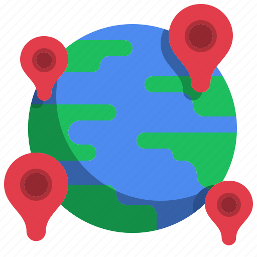 Earth, geolocation, location, map, pointer, worldwide icon - Download on Iconfinder
