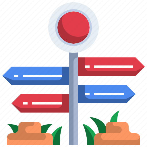 Direction, guidepost, route, sign, signpost, street icon - Download on Iconfinder