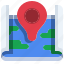 geolocation, map, placeholder, point, route 