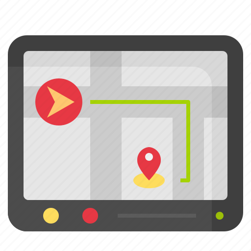 Gps, maps, and, location, compass, arrow, navigation icon - Download on Iconfinder