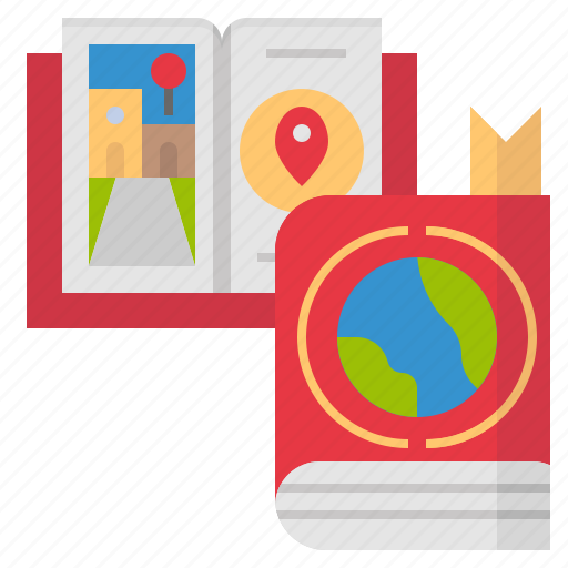 Map, book, maps, and, location, education, world icon - Download on Iconfinder