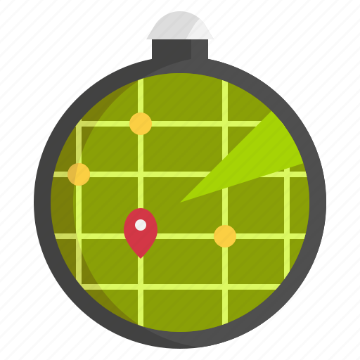 Radar, maps, and, location, map, point, area icon - Download on Iconfinder
