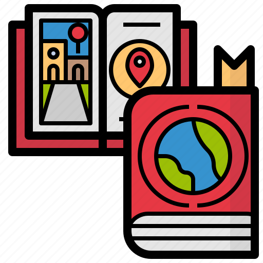Map, book, maps, and, location, education, world icon - Download on Iconfinder