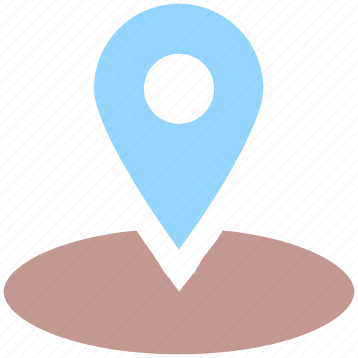Area, circle, current location, direction, drop, map, marker icon - Download on Iconfinder